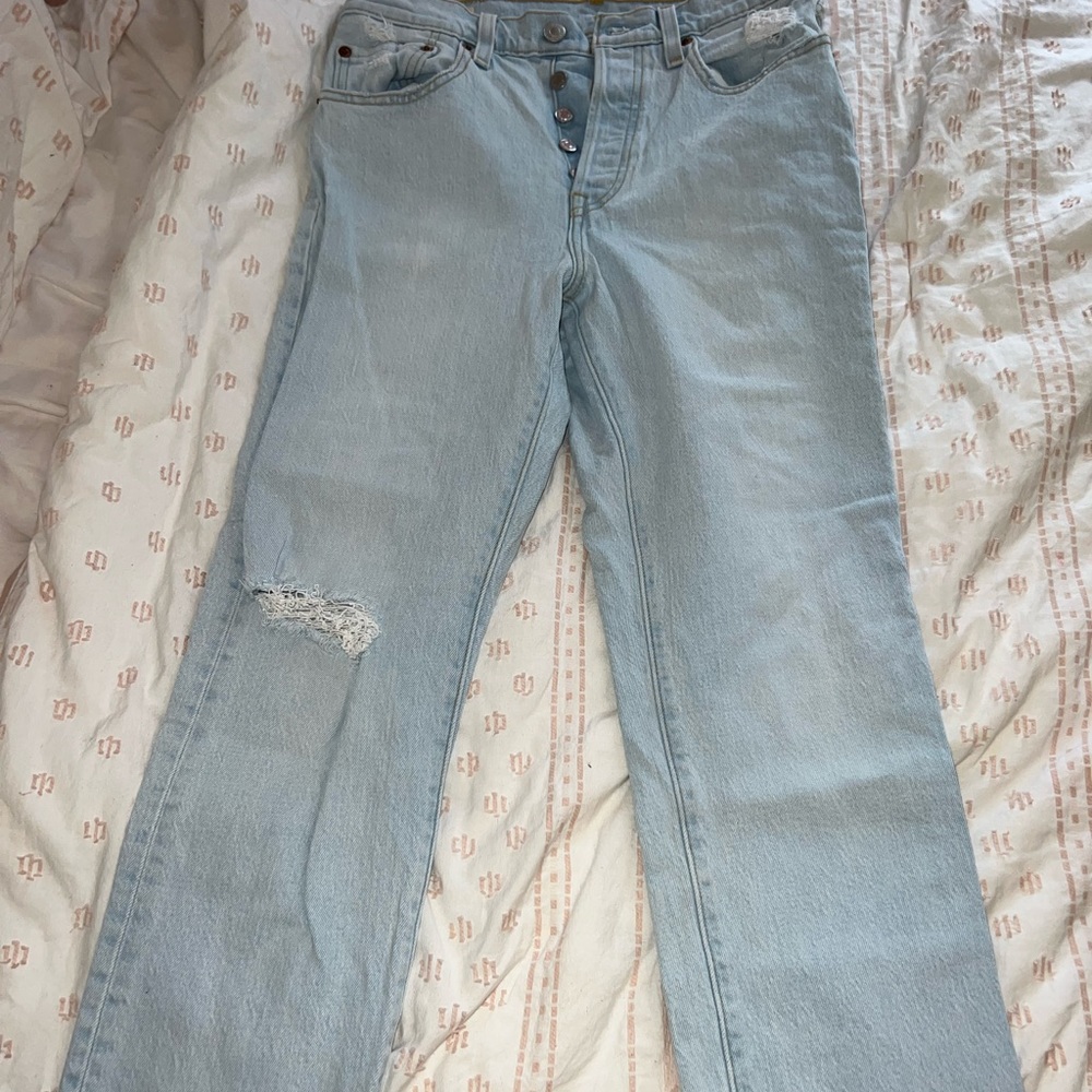 501 Levi jeans custom destress